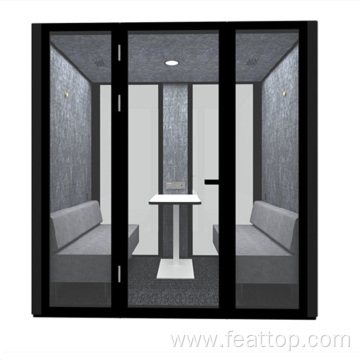 Durable Meeting Phone Booth Office Soundproof Pod